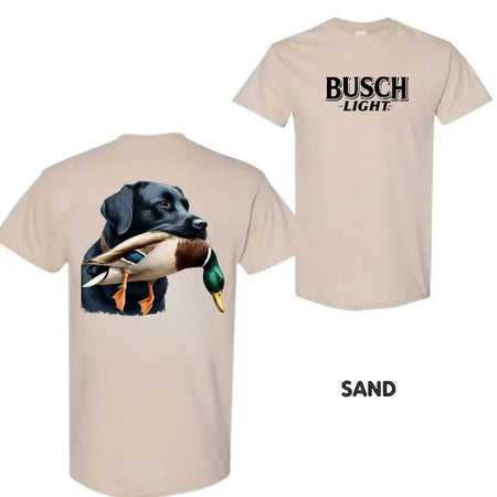 Dog Friend T-Shirt , Dog Lover , Busch Light Mallard Duck Hunting T-Shirt , Summer Hunting T-Shirt , Smiling Friends Merch Menswear Top